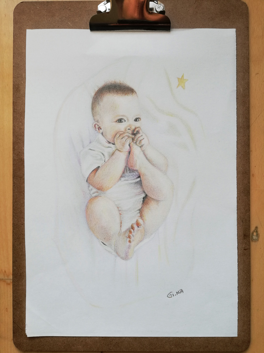 Zeichnung/Drawing Baby