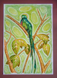 Painting Quetzal