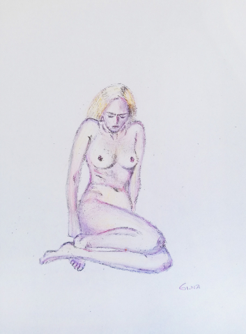 Pencil Drawing Nude