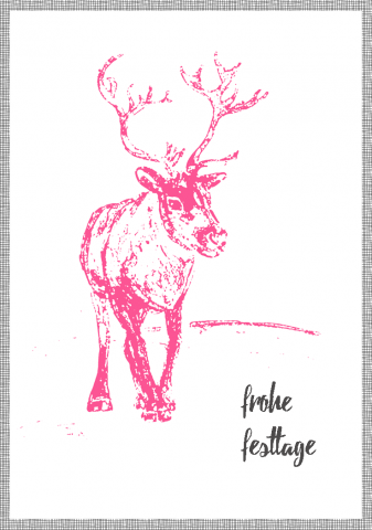 Xmas Card Pen Drawing